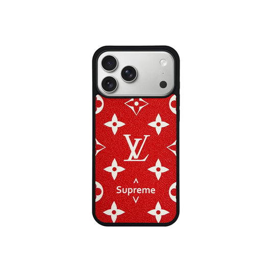 LVxSUP RED MONOGRAM