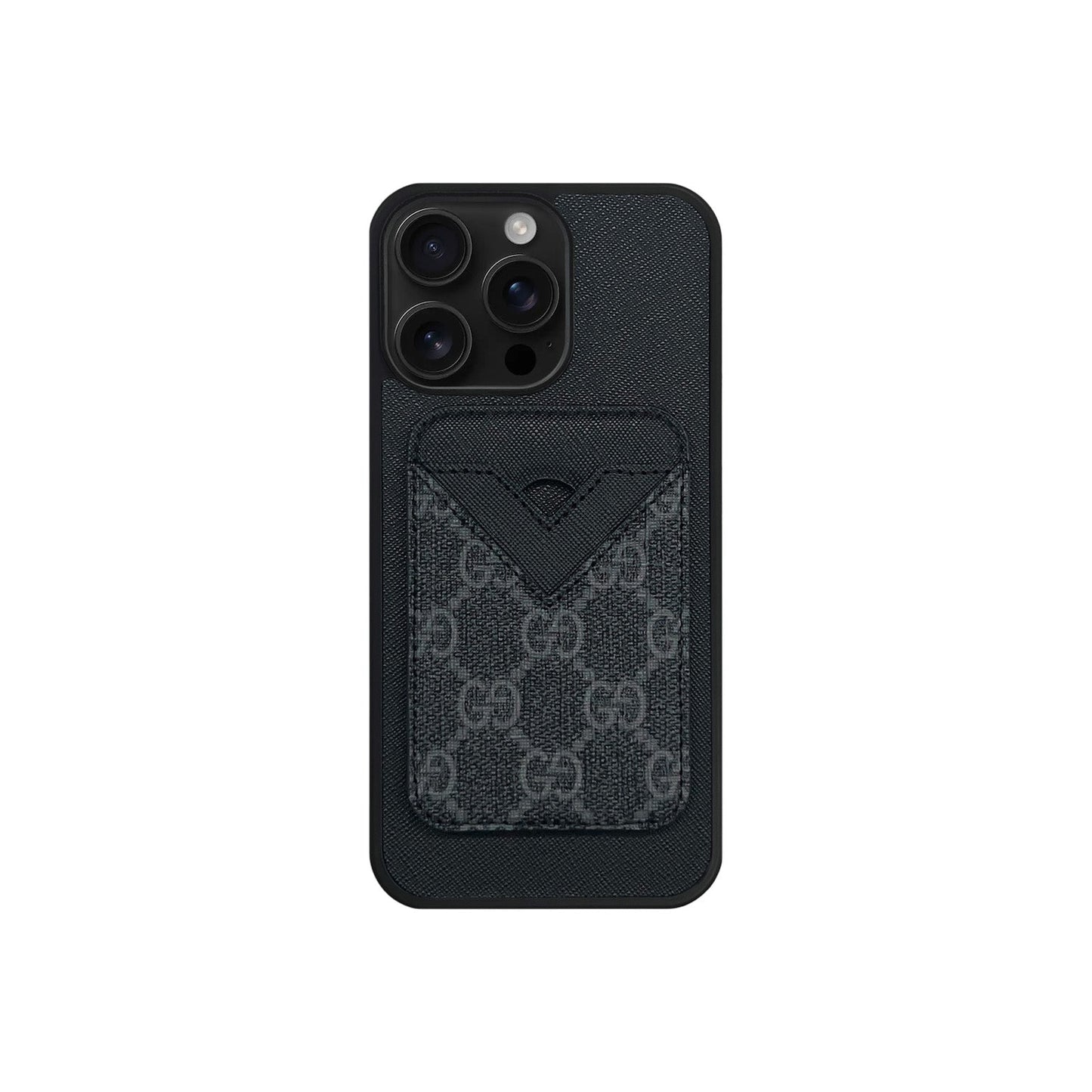 MAGSAFE CARDHOLDER GG BLACK MONOGRAM