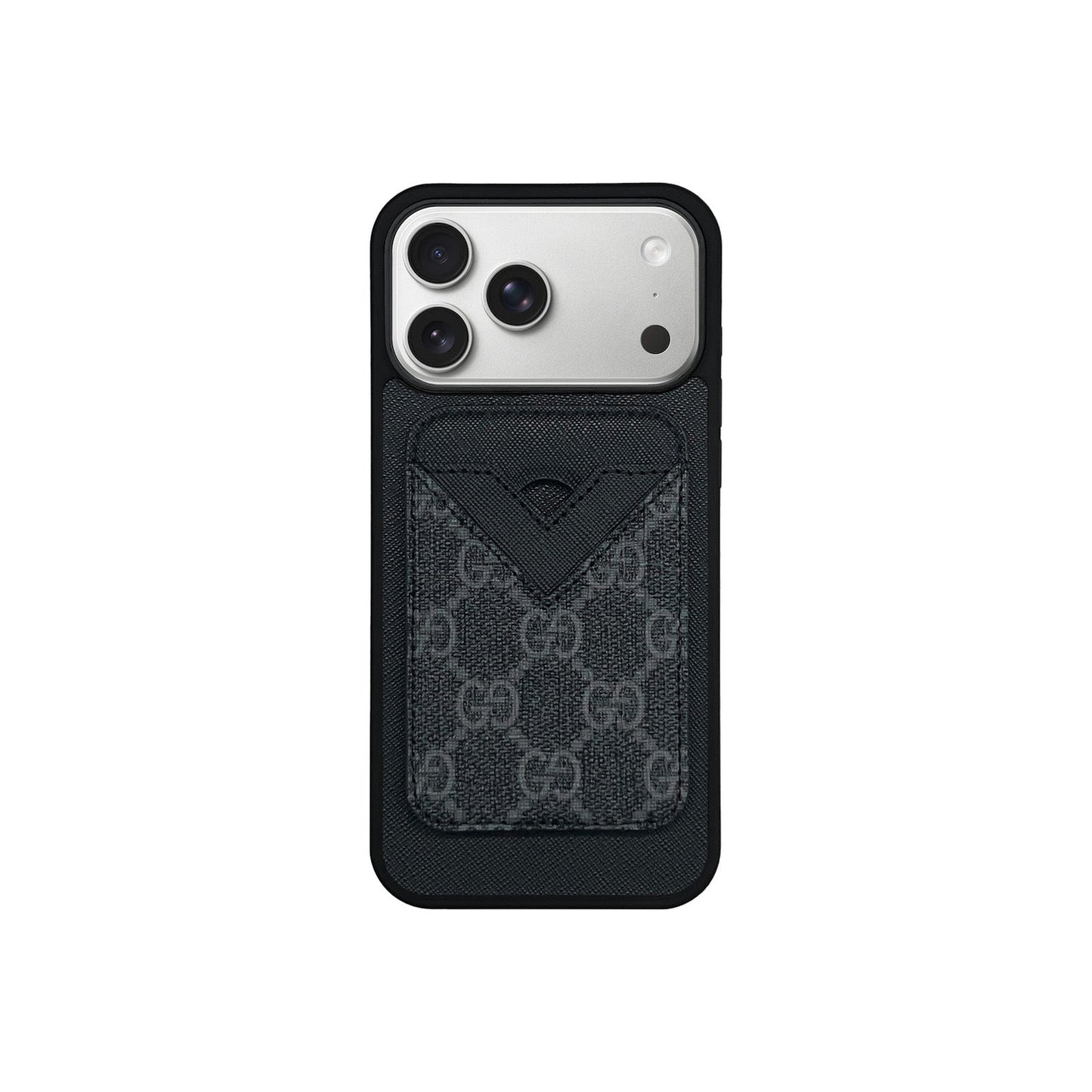 MAGSAFE CARDHOLDER GG BLACK MONOGRAM