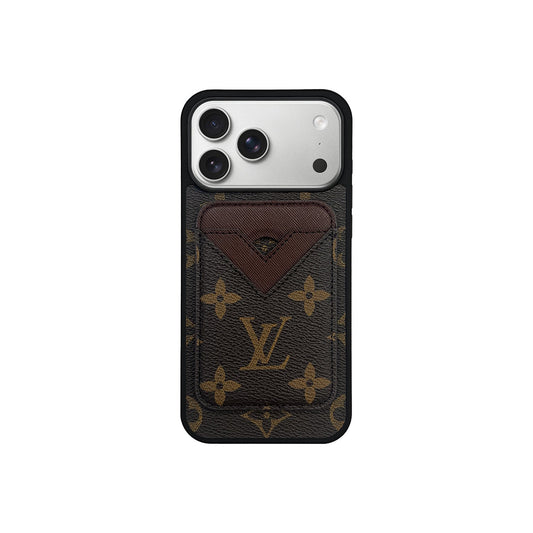 SET MAGSAFE CARDHOLDER LV MONOGRAM BROWN