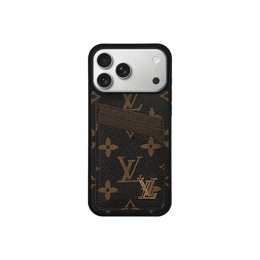 LV BROWN MONOGRAM CARDHOLDER FULLY COVERED