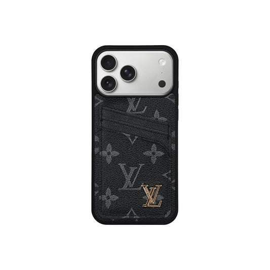 LV BLACK MONOGRAM CARDHOLDER FULLY COVERED