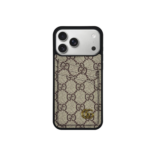 GG MONOGRAM CARDHOLDER FULLY COVERED