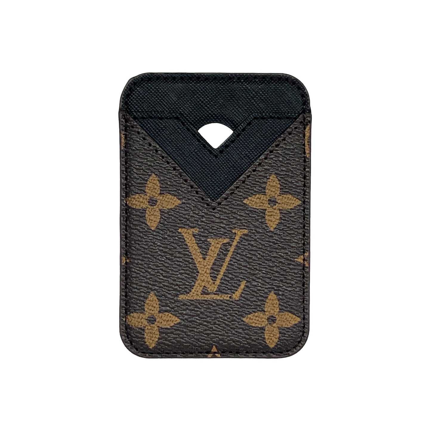 LV BROWN/BLACK MAGSAFE CARDHOLDER
